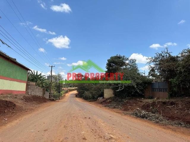 Prime Commercial Plot For Sale in Kinoo 87 along Waiyaki way