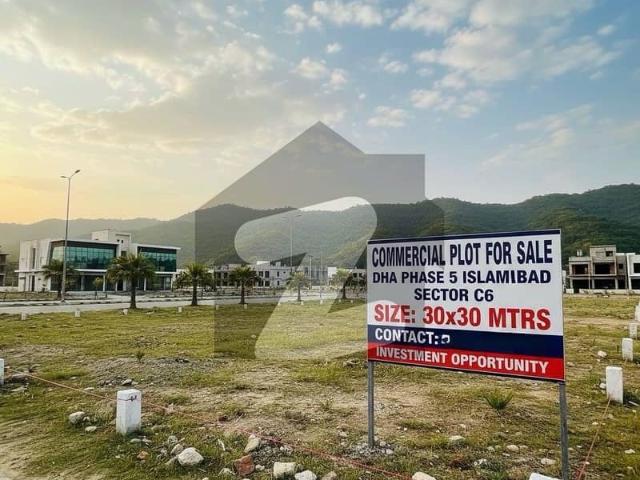 Prime Location 4 Marla Commercial Plot Available In DHA 5 C6