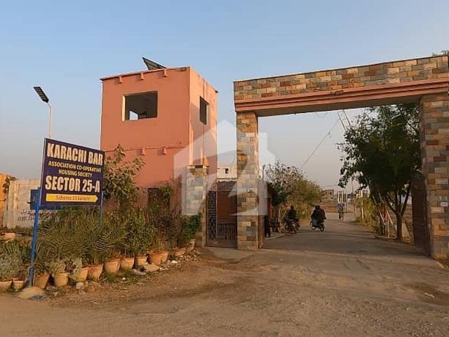 Prime Location 240 Square Yards Residential Plot Available For Sale In Sector 25 A Karachi Bar Association Cooperative Housing Society, Karachi