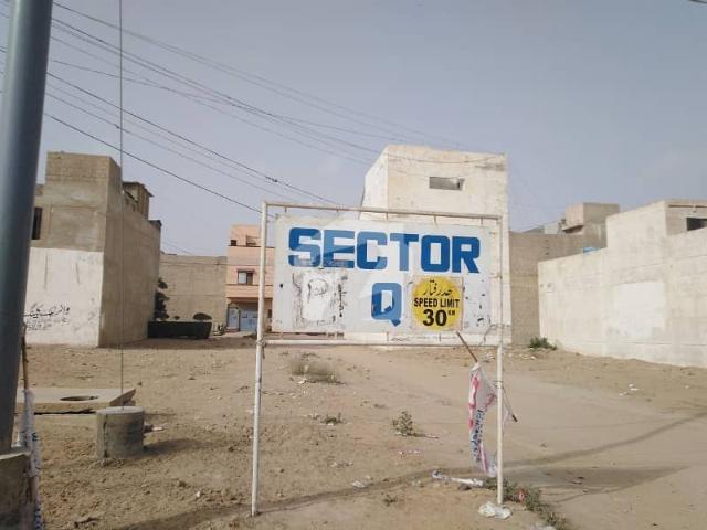 Prime Location 240 Sq Yd Residential Plot Available For Sale In Sector Q, Gulshan E Maymar G+ 1 Map Approved