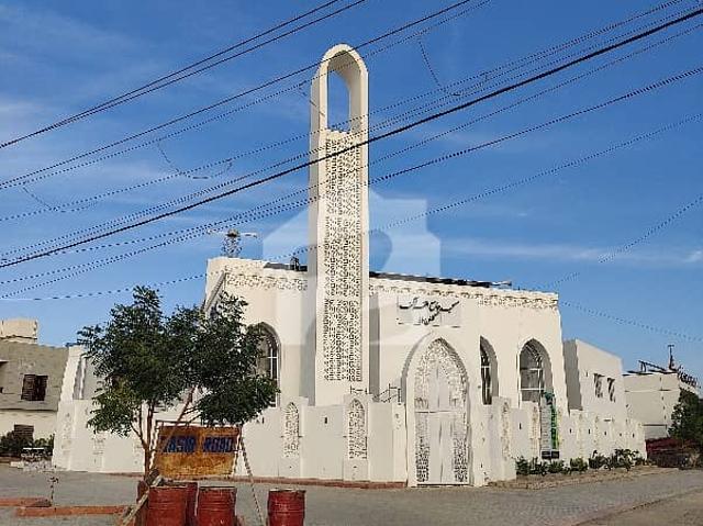 Prime location 361 square yard corner commercial s. B plot for sale main 150 wide road in sector q gulshan e maymar karachi