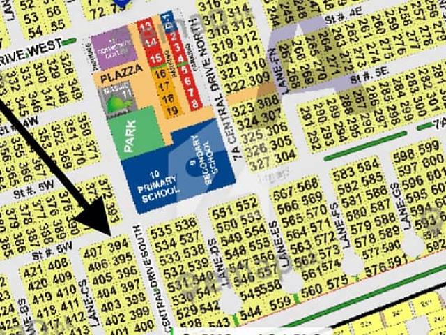Prime Location Corner 500 Square Yards Residential Plot Up For Sale In DHA City Sector 7A