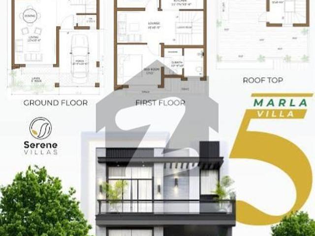 Prime Location House For Sale In Beautiful Serene Villas Jinnah Avenue
