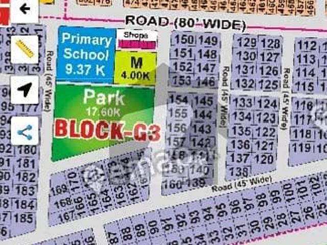 Prime Location Plot 01 Kanal Residential Plot Near Park In Sector G 3 DHA Gujranwala