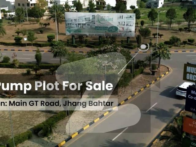Prime Petrol Pump Plot For Sale 2877 Sq. Yards | 291 Ft Front on Main Batr Road | Multi Residentia Orchard Scheme | High Traffic KPK Route