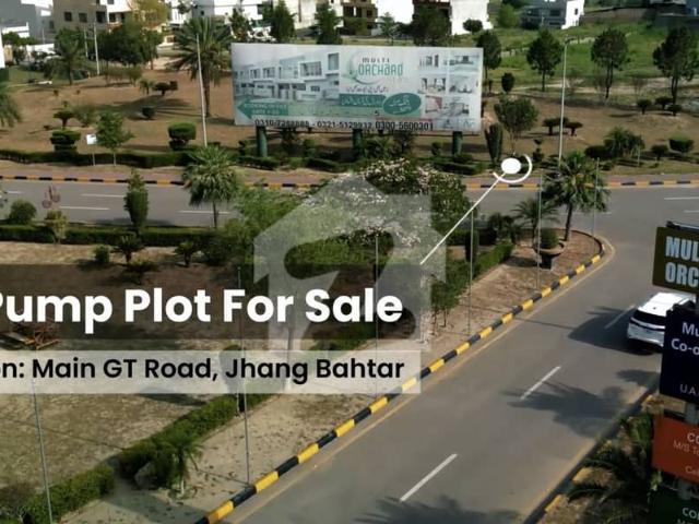 Prime Petrol Pump Plot For Sale 2877 Sq. Yards | 291 Ft Front On Main Batr Road | Multi Residencia Orchard better than behria and DHA Scheme | High Traffic KPK Route