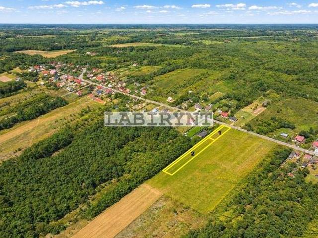 Prusicko 1065m2, budowlana, 21x50, przyłącze wody