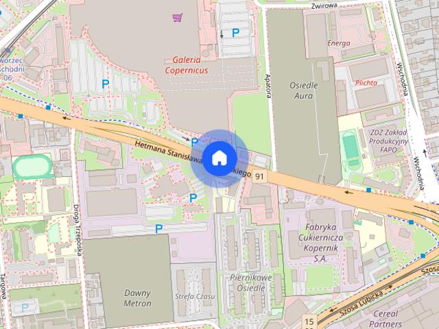 przy Galerii Copernicus,3 pokoje, pałacowe wnętrze