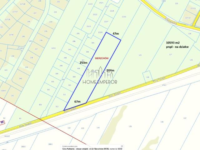 Przy Torach 10 593 m², Sierzchów