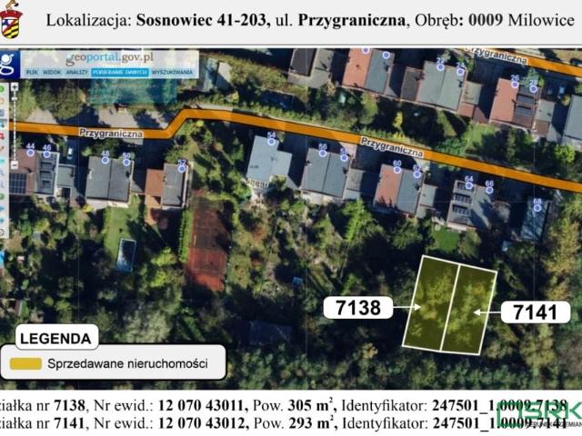 Przygraniczna 598 m², Sosnowiec