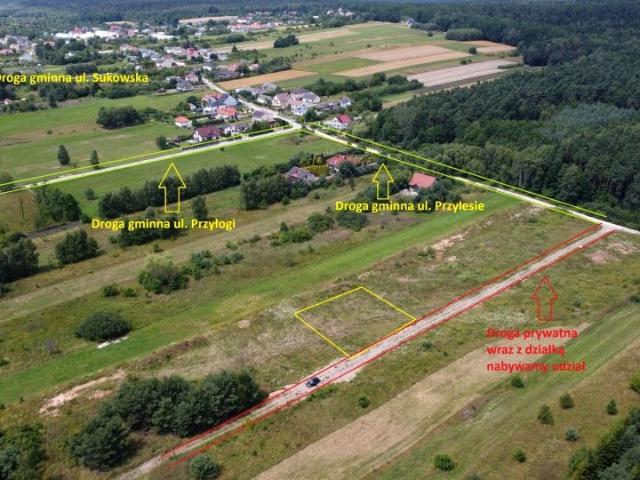 Przylesie 1 047 m², Dyminy