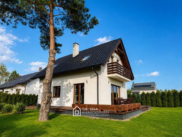 Przytulny dom 4 pok. z kominkiem i ogrodem w Gnieźnie