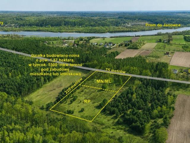 Przestronna działka 15 700 m² z możliwością zabudowy