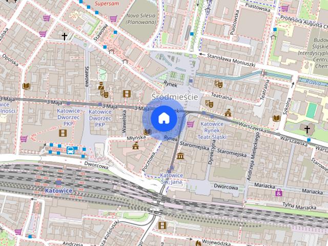 Przestronna kawalerka w centrum Katowic | OGRZEWANIE GRATIS | 2A