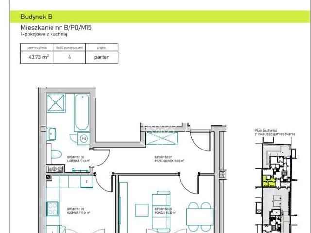 Zapraszam do obejrzenia 44,19 m² w sercu Bydgoszczy