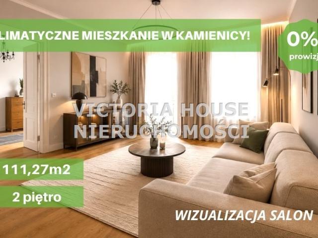 Przestronne 4 pokojowe mieszkanie w odrestaurowanej kamienicy