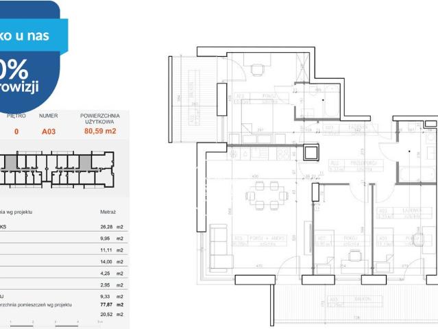 Przestronne 4 pokojowe mieszkanie z systemem smart home