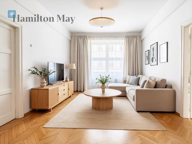 Przestronne 106 m² apartament z balkonami i dębowym parkietem