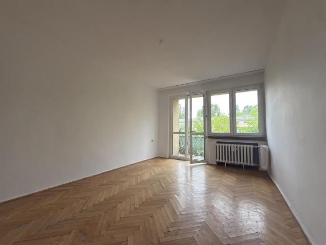 Przestronne 2 pok. z potencjałem, balkon, widok na zieleń