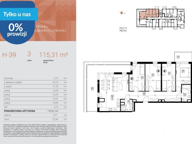 Przestronne 2 pokojowe mieszkanie 115 m2 w Czyżkówku