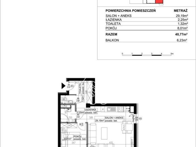 Przestronne 2 pokojowe mieszkanie na sprzedaż w Bydgoszczy