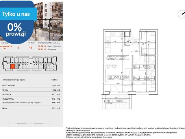 Przestronne 2 pokojowe mieszkanie w Bielawach, 49,45 m2
