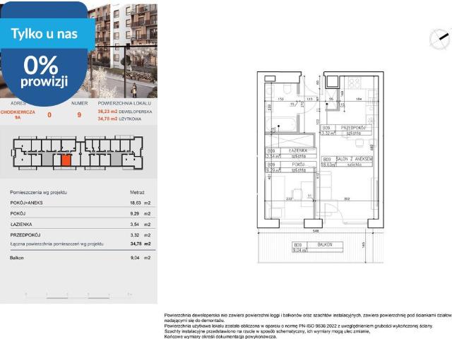 Przestronne 2 pokojowe mieszkanie 78 m² w Bielawach polecam