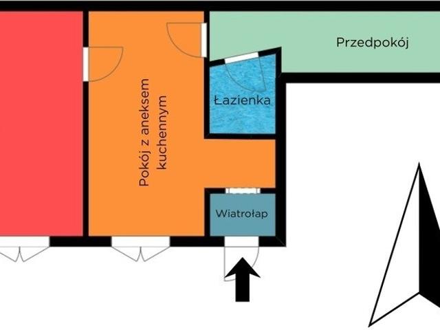 Sprzedam przestronne 2 pokojowe mieszkanie 62 m² w Brzezinach
