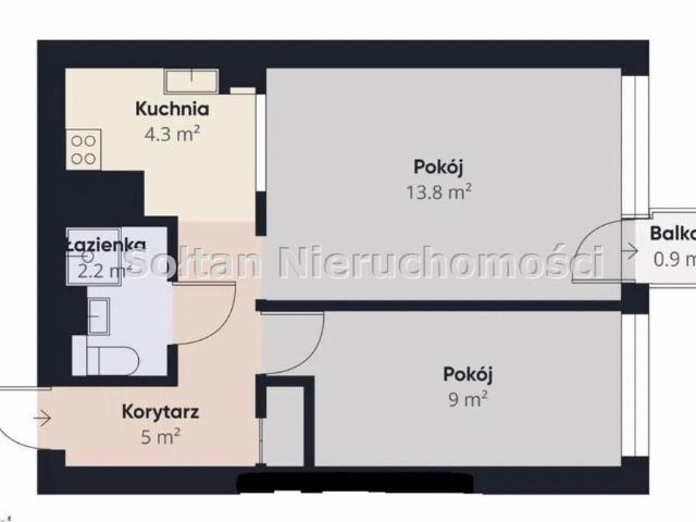 Przestronne 2 pokojowe mieszkanie z balkonem i widokiem na Park