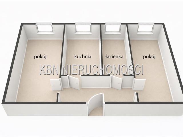 Przestronne 2 pokojowe mieszkanie z potencjałem i dużą działką