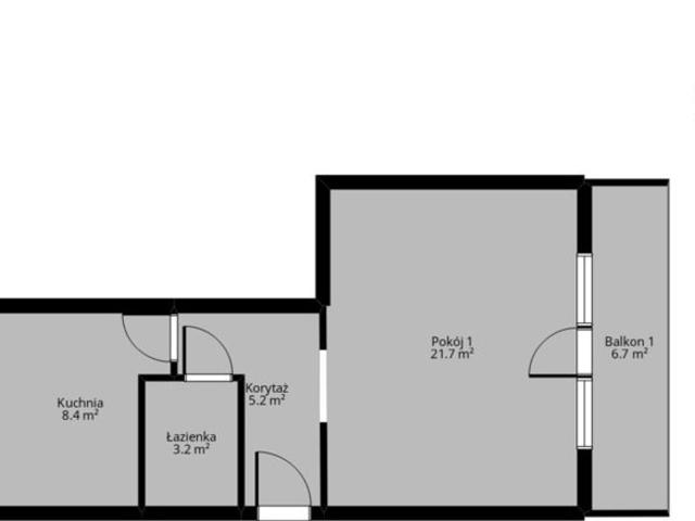 Przestronne 38,5 m² z balkonem i miejscem parkingowym