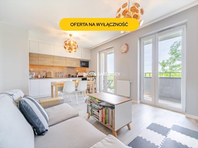 Nowoczesne 3 pokojowe mieszkanie z balkonem i zielonym otoczeniem