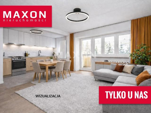 Przestronne 3 pokojowe mieszkanie z balkonem na Mokotowie