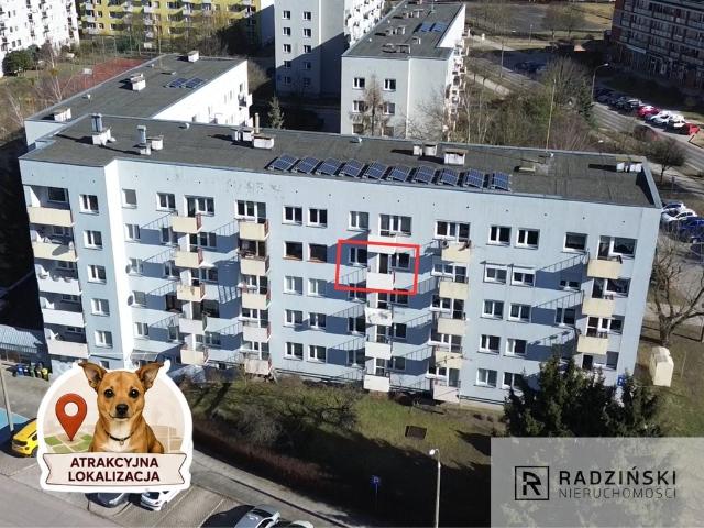Przestronne 3 pokojowe mieszkanie z balkonem 53,61 m² w Gorzowie
