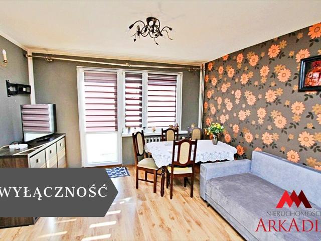 Przestronne 3 pokojowe mieszkanie z dużą kuchnią i loggią