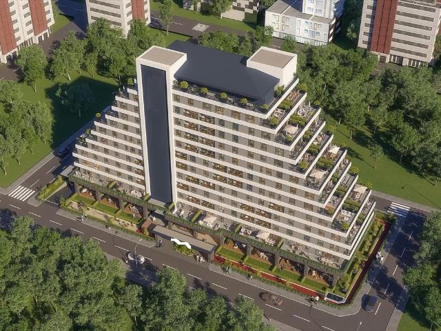 Przestronne 3 pokojowe apartamenty z tarasem w Kağıthane