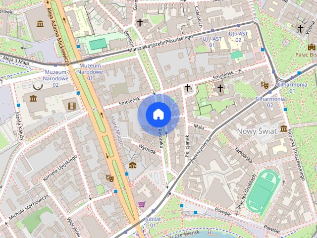 Przestronne w kamienicy 3150 total, Centrum miasta