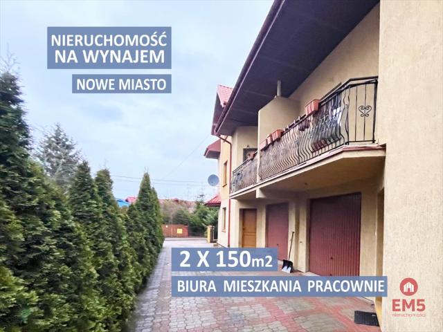 Przestronne bliźniaki 300 m2 z garażami na Nowym Mieście