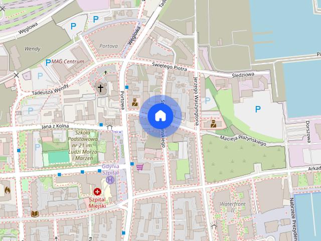 Przestronne mieszkanie w centrum Gdyni