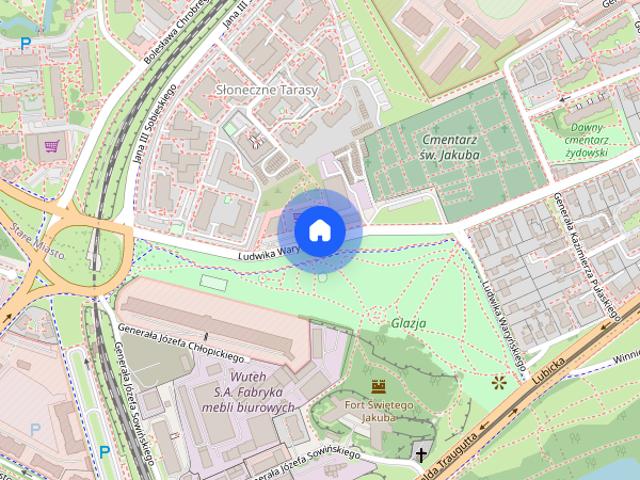 Przestronne mieszkanie w centrum obok parku bez pośredników–parter!