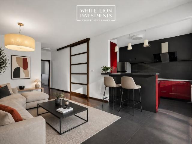 Przestronny 4 pokojowy apartament z loggią w Wilanowie