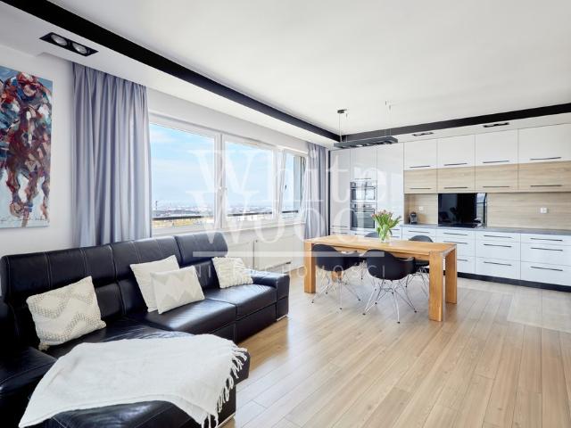 Przestronny apartament z panoramicznym widokiem na Zatokę Gdańsk