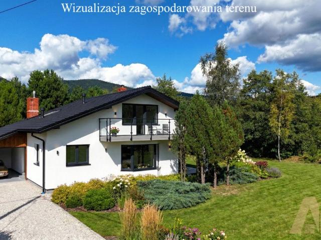 Przestronny dom 177 m² z garażem i ogrodem w Łabowej