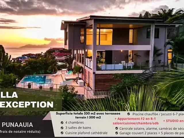 Punaauia 98718 Achat / Vente appartement 8 pièces t8 piscine