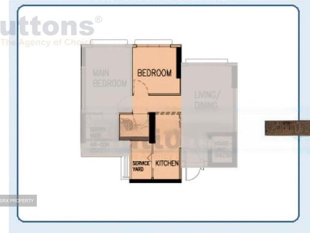 Punggol Bayview Punggol, HDB 3 Rooms