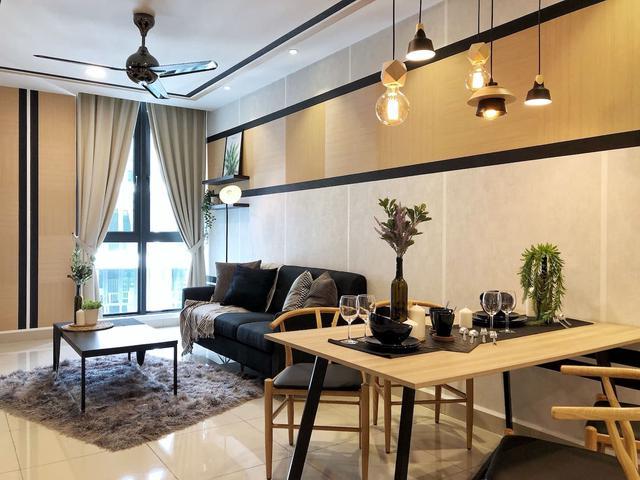Puchong Perdana 995sf frm 388K Full Furnished 0 DP can LPPSA