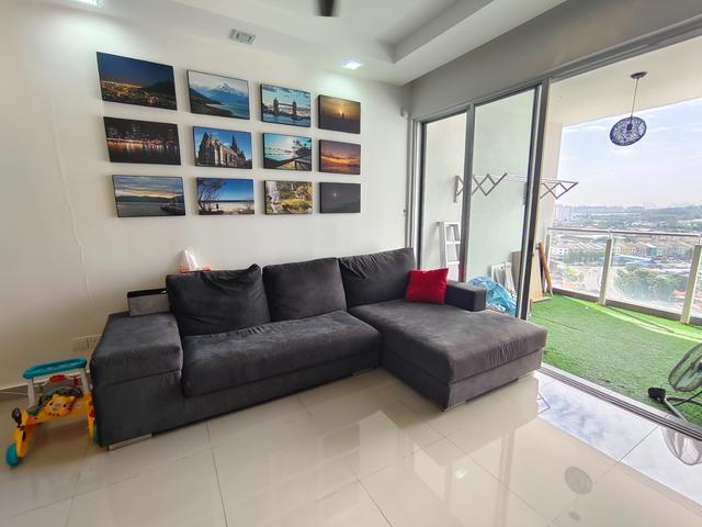 Puchong utama Zen batu 14 ready move in renovated big balcony