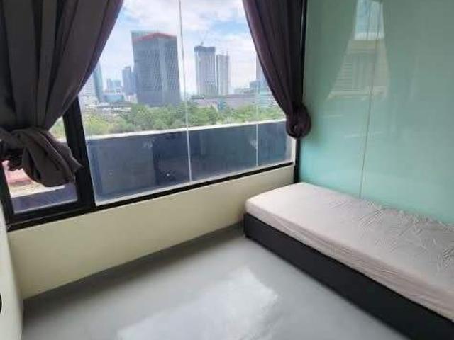 Pudu hotel room for long stay zero deposit wifi near lrt klcc & low yat & kl sentral