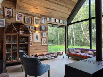 Puerto Varas, Se vende casa en parcela con bosque en reserva santa clara