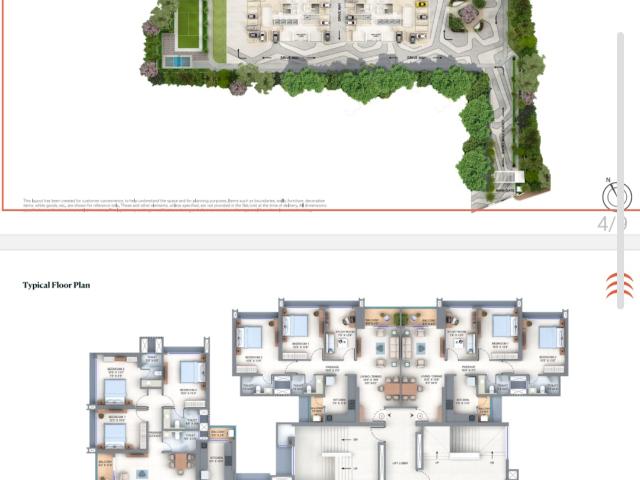 Purva Clermont 3 Bedroom 1267 Sq. Ft. Apartment in Chembur Mumbai Listing ID: #9900